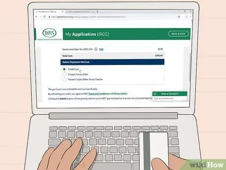 Подать заявку на участие в программе WES в Канаде Шаг 10
