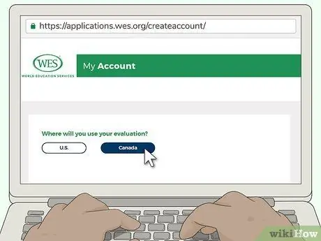 Подать заявку на участие в программе WES в Канаде Шаг 3
