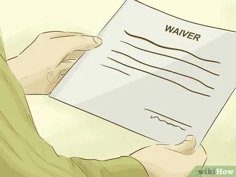 Знайте, следует ли подписывать отказ от ответственности Шаг 2