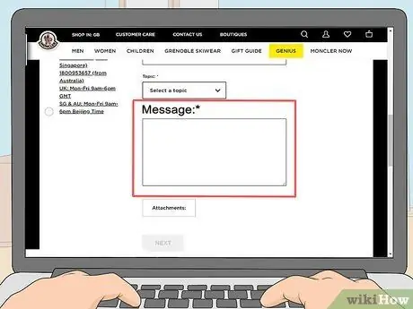 Связаться с Moncler Step 4
