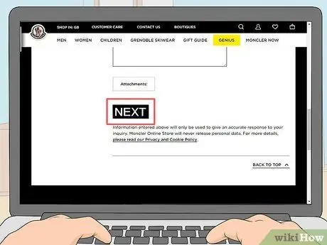 Связаться с Moncler Step 6