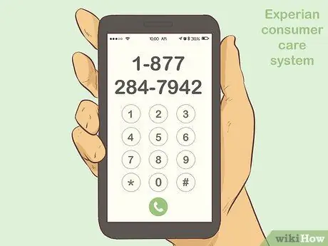 Свяжитесь с Experian Шаг 6