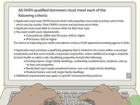 Получите помощь с жильем в Огайо Шаг 11