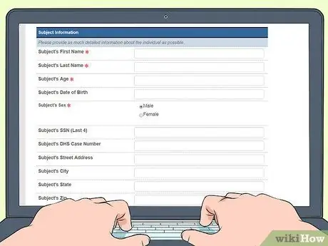 Сообщить о мошенничестве со ссылочной картой, шаг 2