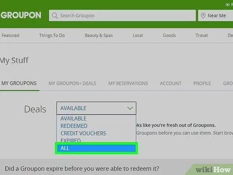 Верните ваучер Groupon Шаг 10