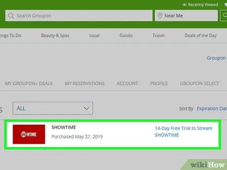 Верните ваучер Groupon Шаг 11