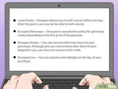 Верните ваучер Groupon Шаг 2