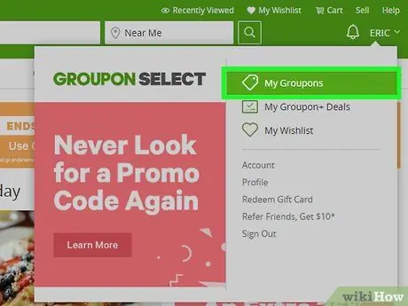 Верните ваучер Groupon Шаг 8