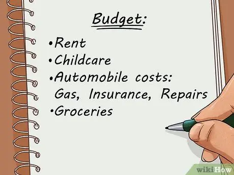 Составьте бюджетный конверт, шаг 1