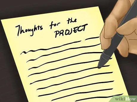 Организуйте свои мысли на бумаге Шаг 7