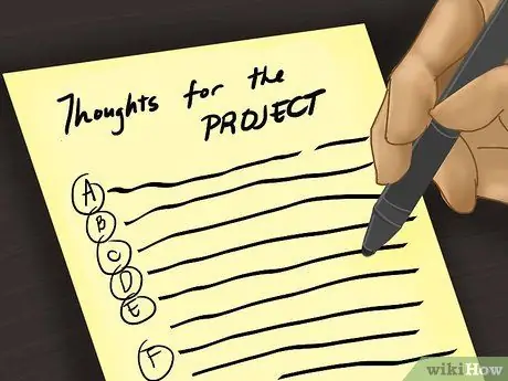Организуйте свои мысли на бумаге Шаг 9