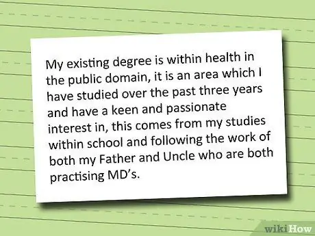 Напишите личное заявление для общественного здравоохранения Шаг 4