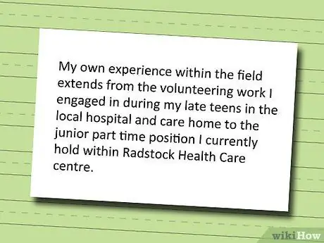 Напишите личное заявление для общественного здравоохранения Шаг 5