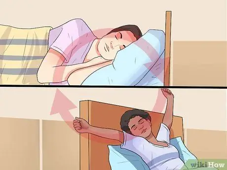 Установите ночной распорядок дня Шаг 1