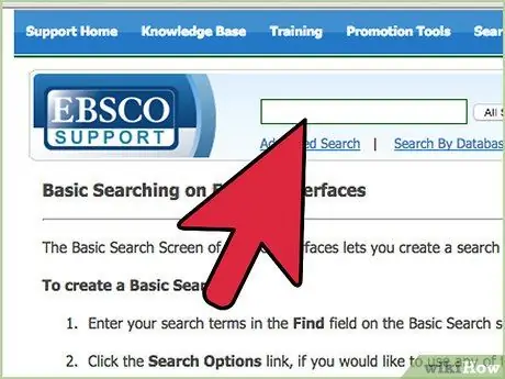 Поиск в базе данных EBSCOhost Research Шаг 4