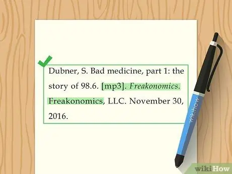 Цитировать в стиле AMA, шаг 8