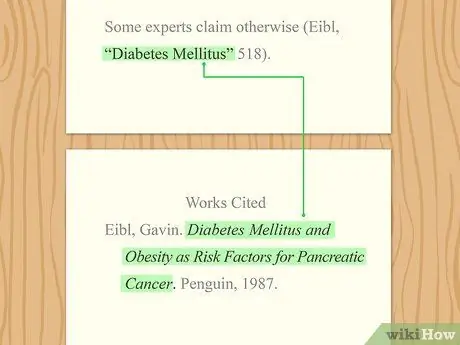 Цитируйте статью в стиле MLA Шаг 3