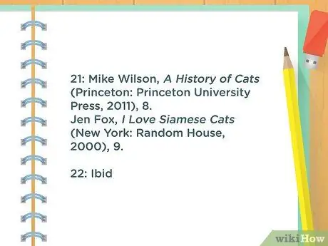 Используйте Ibid Step 4