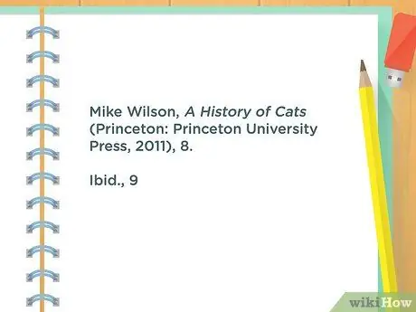 Используйте Ibid Step 7