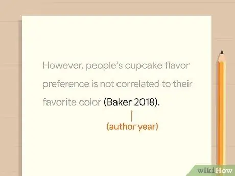 Процитируйте диссертацию в APA Step 1