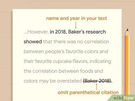 Процитируйте диссертацию в APA Step 3
