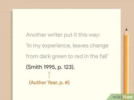 Процитируйте диссертацию в APA Step 4