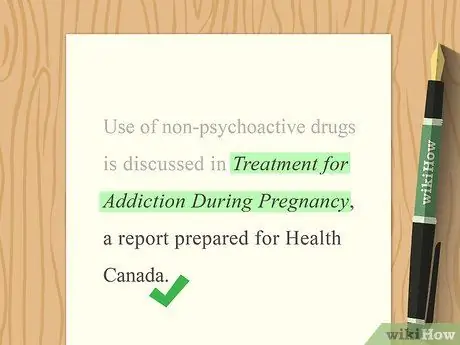 Цитируйте отчет в APA Step 11