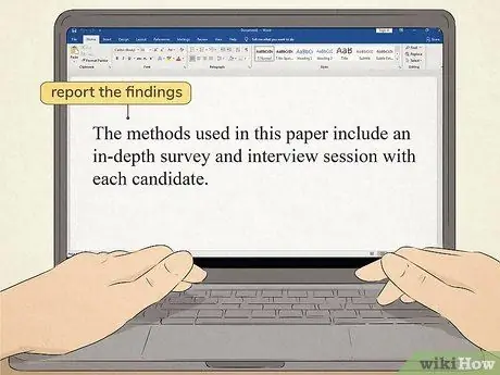 Напишите резюме исследования. Шаг 6