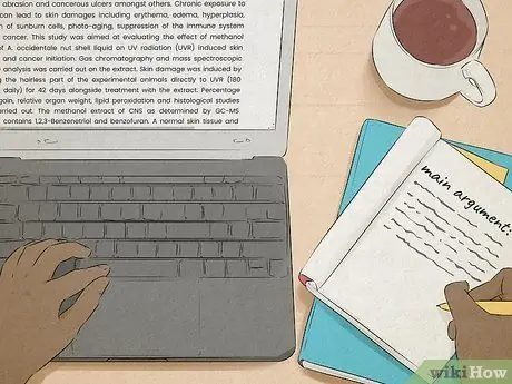 Напишите обзор литературы для исследовательской работы Шаг 2