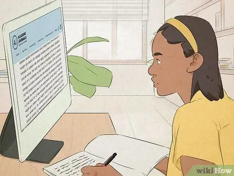 Напишите обзор литературы для исследовательской работы Шаг 3