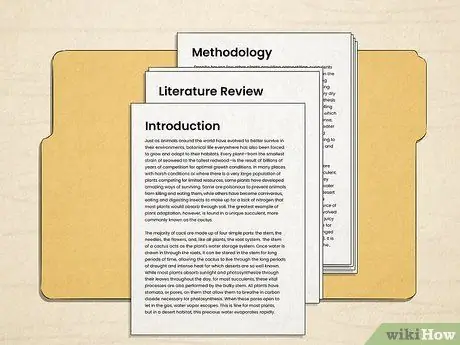 Напишите обзор литературы для исследовательской работы Шаг 8