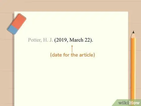 Цитируйте веб-статью в APA Step 2
