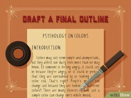 Напечатайте исследовательскую работу. Шаг 9