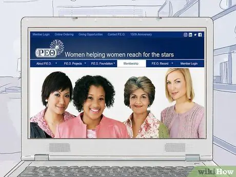 Присоединяйтесь к P. E. O. Сестричество Шаг 2