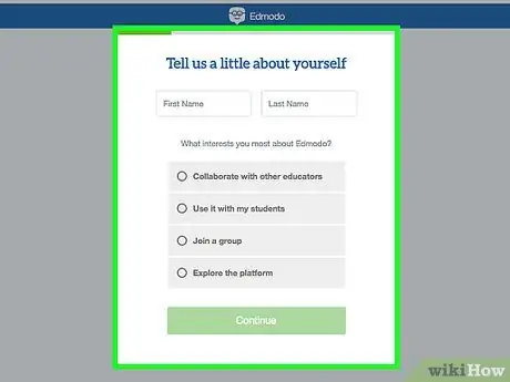 Зарегистрируйтесь в Edmodo Step 11