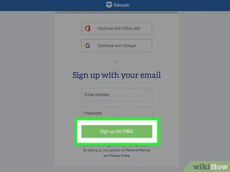 Зарегистрируйтесь в Edmodo Step 9