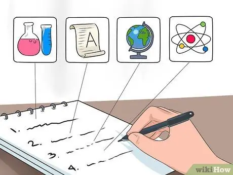 Создание расписания исследования, шаг 2