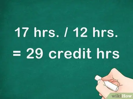 Определите свой средний балл в колледже Шаг 7