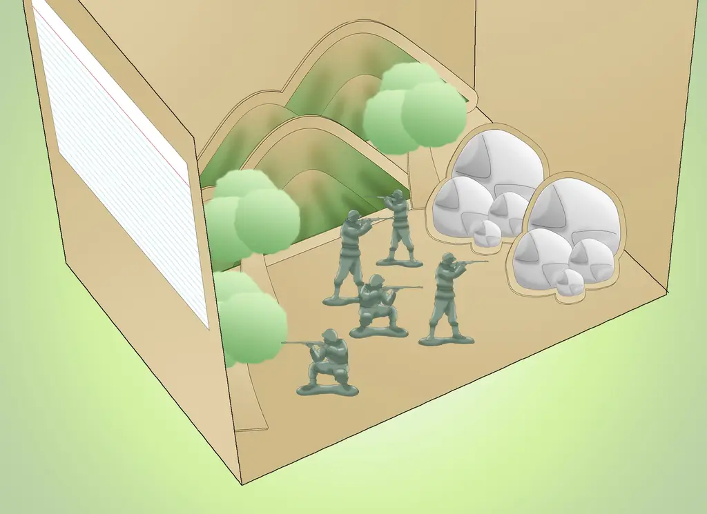 Как сделать диораму гражданской войны: 8 шагов (с иллюстрациями)