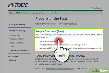 Подготовка к экзамену TOEIC по устной речи, шаг 8