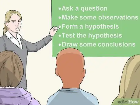 Упростите и объясните научный метод для детей Шаг 2