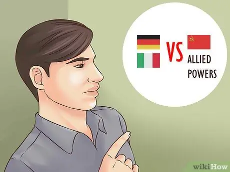 Узнайте о Второй мировой войне, шаг 1