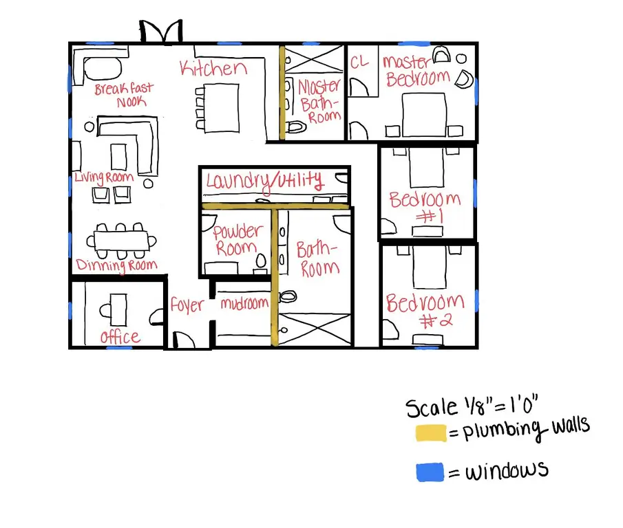 Как начать планировку жилого этажа: 10 шагов (с иллюстрациями)