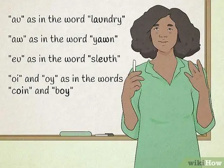 Учим дифтонги Шаг 3