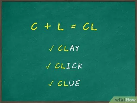 Обучение сочетанию согласных, шаг 2