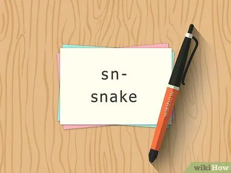 Обучение сочетанию согласных, шаг 3