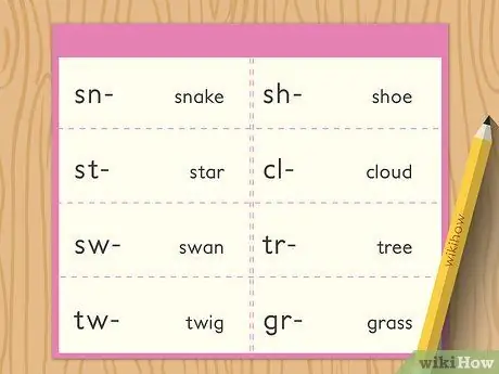 Обучение сочетанию согласных, шаг 6