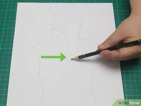 Нарисуйте модель пищеварительной системы. Шаг 7