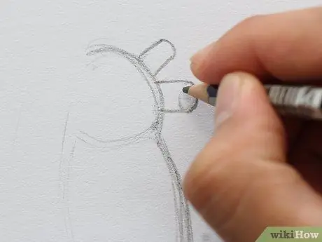 Нарисуйте внутреннюю структуру сердца. Шаг 6