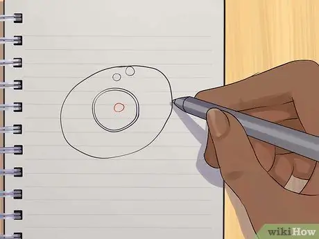 Нарисуйте животную клетку. Шаг 4